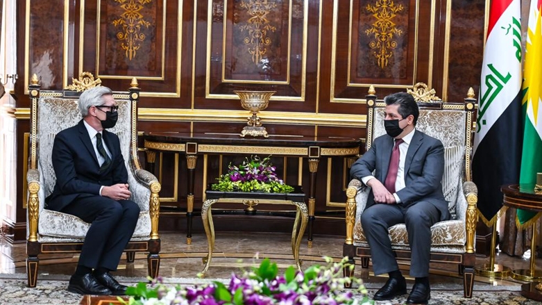 مسرور بارزاني يبدي رغبة كوردستان في تعزيز 