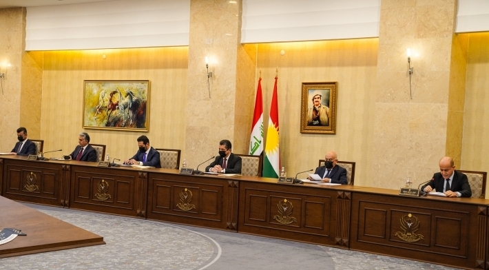 مجلس وزراء اقليم كوردستان يجتمع لمناقشة جملة مواضيع