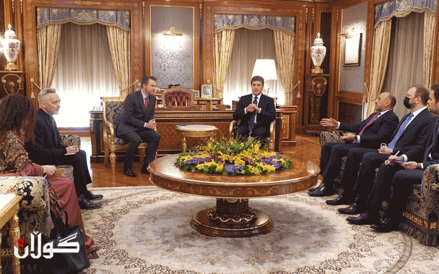 سه‌رۆكى هه‌رێمى كوردستان و باڵيۆزى كه‌نه‌دا، په‌يوه‌ندييه‌كان تاوتوێ ده‌كه‌ن