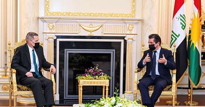 PM Masrour Barzani meets with US delegation