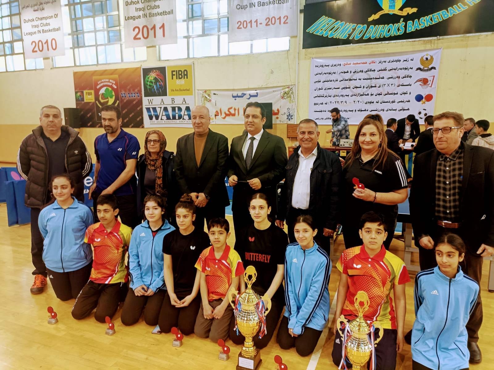 كچانى تۆپى سه‌رمێزی هه‌ڵبژارده‌ى په‌روه‌رده‌ى گشتى هه‌ولێر دووه‌می ئاستى هه‌رێم بوون