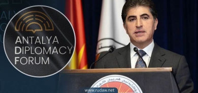 رئيس اقليم كوردستان نيجيرفان بارزاني يصل الى انطاليا