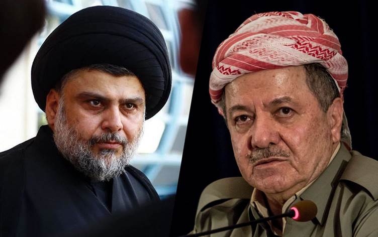 Serok Barzanî û Muqteda Sedir pêvajoya siyasî gotûbêj kirin