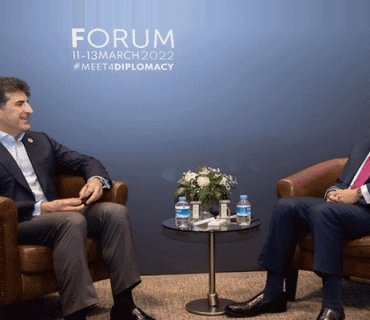 سه‌رۆك نێچيرڤان بارزانى به‌شدارى له‌ کۆڕبه‌ندی ديپلۆماسيى ئانتاليادا ده‌كات