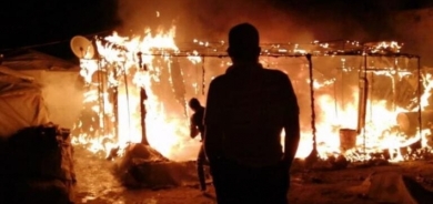 وفاة امرأة وإصابة آخرين من عوائل داعش جراء حريق في مخيم الهول