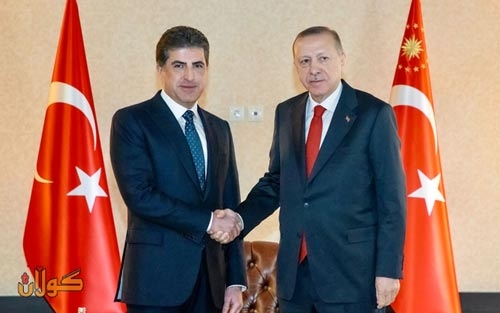 سه‌رۆكى هه‌رێمى كوردستان و سه‌ركۆمارى توركيا دۆخى ناوچه‌كه‌ تاوتوێ ده‌كه‌ن