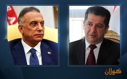 سەۆک وەزیرانی عێراق دوای هێرشەکەی سەر هەولێر، پەیوەندی بە سەرۆکی حکوومەتی هەرێمی کوردستانەوە دەکات.