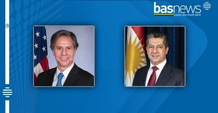 Mesrûr Barzanî û Wezîrê Derve yê Amerîka êrişa terorîstî ya Hewlêrê gotûbêj kirin