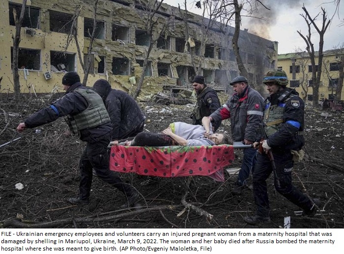 Pregnant woman, baby die after Russia bombed maternity ward