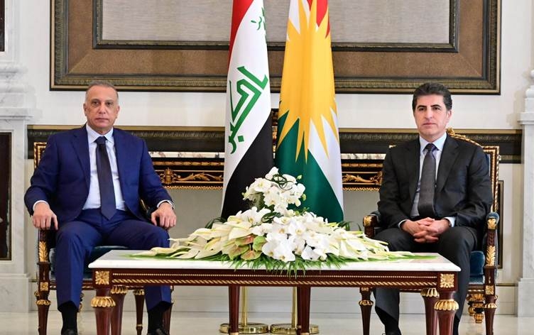 نيجيرفان بارزاني يعقد اجتماعاً مع مصطفى الكاظمي