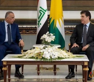 نێچیرڤان بارزانی پێشوازی له مستەفا کازمی، سەرۆکوەزیرانی عێراق دەکات