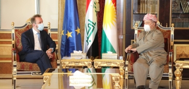 Serok Barzanî û balyozê Yekîtiya Ewrûpayê civiyan