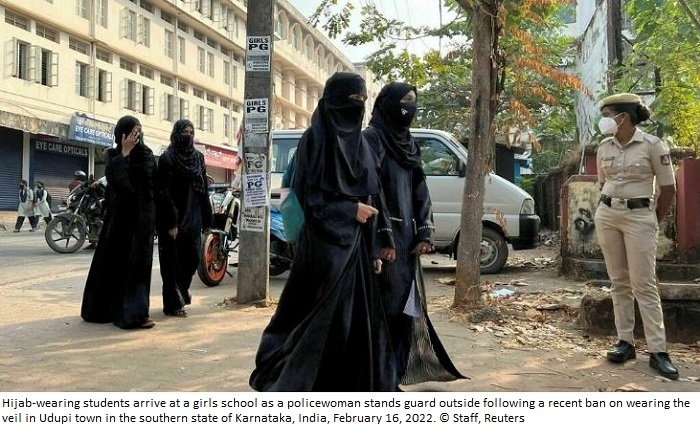 Indian court upholds school hijab ban in southern states despite protests