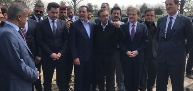 وفد من البرلمان العراقي يتفقد المناطق التي تعرضت للقصف في اربيل