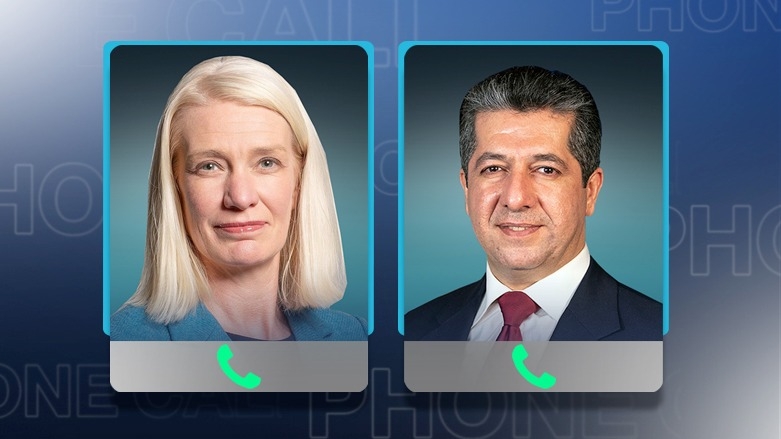 Serokwezîr Mesrûr Barzanî û Wezîra Dewletê ya Brîtanyayê pêwendiyeke telefonî encam dan