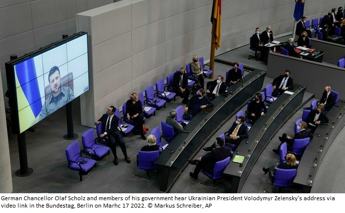 Zelensky calls on Germany to tear down new 'wall' between 'free and unfree' Europe