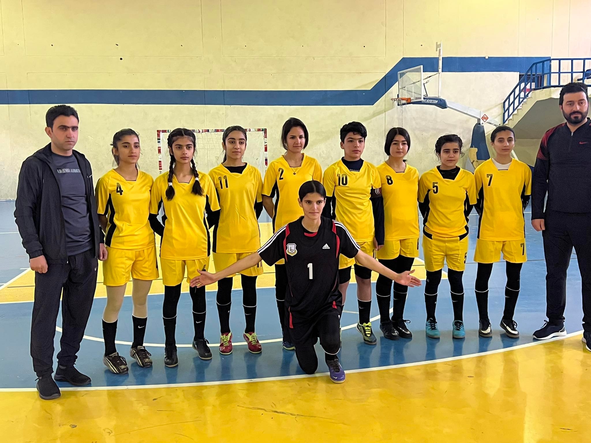 هه‌ڵبژارده‌ی فوتساڵى كچانى هه‌ولێر بووه‌ پاڵه‌وانى په‌روه‌رده‌كانى هه‌رێم