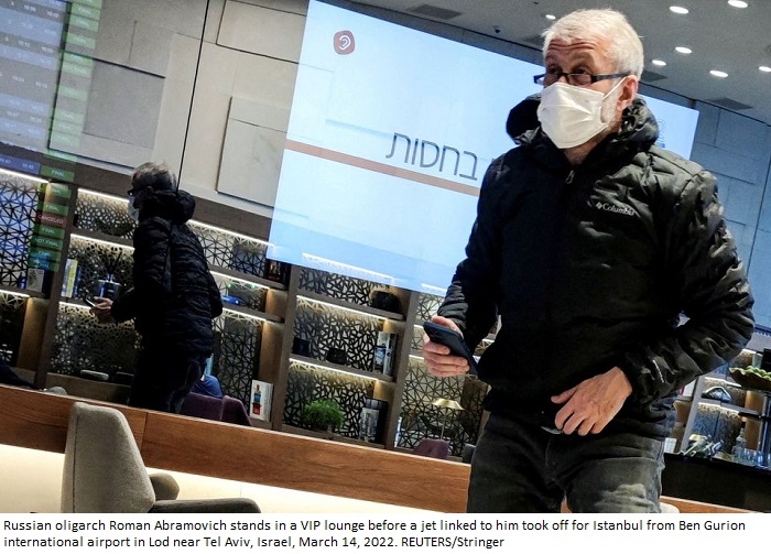 U.S. targets Abramovich plane, 99 others over Russia export violations