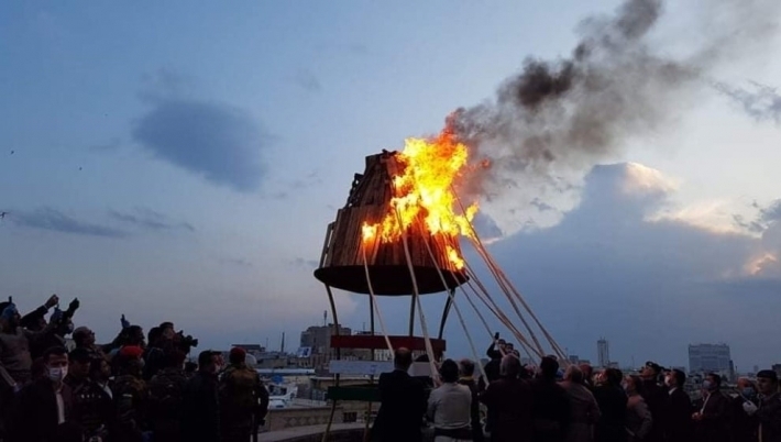 أربيل: بحضور دبلوماسيين ووفود أجنبية .. إيقاد شعلة نوروز مساء اليوم في منتزه شاندر