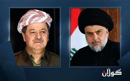 Serok Barzanî û Muqteda Sedir pîrozbahiyê li hevdû dikin