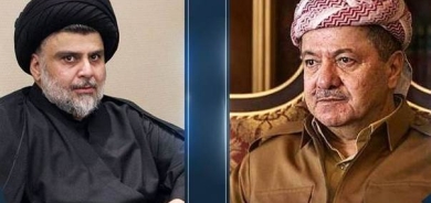 اتصال هاتفي بين الرئيس مسعود بارزاني ومقتدى الصدر حول إعلان الكتلة الأكثر عدداً