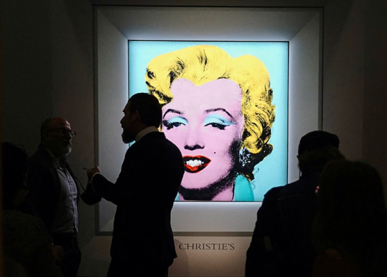 تابلۆیەكی مارلین مۆنرۆ بە نرخێكی خەیاڵاوی دەفرۆشرێت