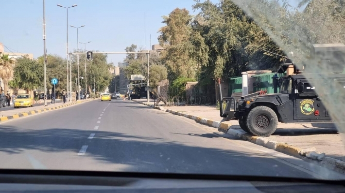 انتشار أمني كثيف في بغداد قبيل جلسة انتخاب الرئيس