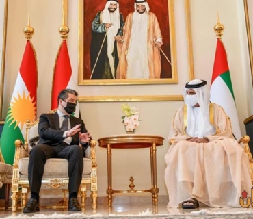 سەرۆکی حکومەتی هەرێمی کوردستان لە گەڵ حاکمی (رەئس ئەلخەیمە- رأس الخيمة) کۆدەبێتەوە