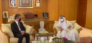 مسرور بارزاني يلتقي حاكم إمارة الشارقة