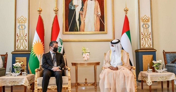 PM Masrour Barzani meets with ruler of Ras al-Khaimah