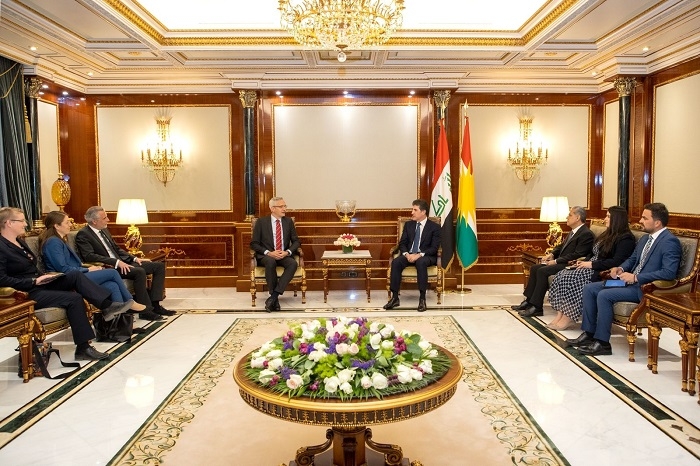 President Nechirvan Barzani and German Ambassador discuss developments in Iraq