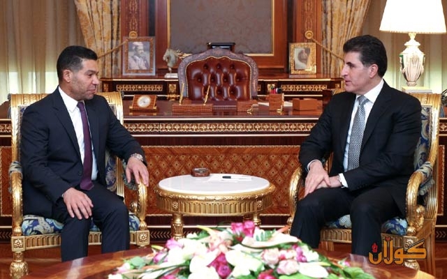 سه‌رۆك نێچيرڤان بارزانى و‌ شێخ جه‌مال ئه‌لزارى دۆخى عيراق تاوتوێ ده‌كه‌ن