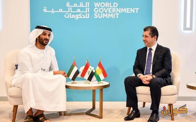 سەرۆکی حکوومەتی هەرێمی کوردستان لەگەڵ عەبدوڵا بن تۆق، وەزیری ئابووریی دەوڵەتی ئیمارات کۆ بووەوە.