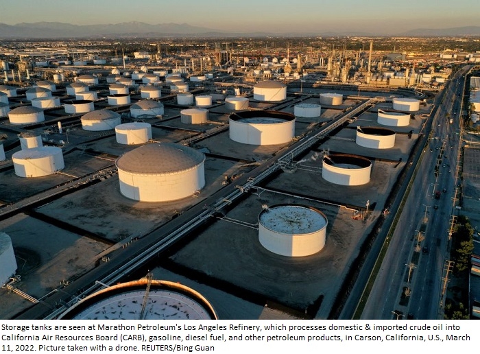 Oil prices dive as U.S. considers record reserves release