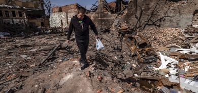 Piştî kontrolkirina bajarekî Ukraynayê 20 term li ser cadeyan hatine dîtin