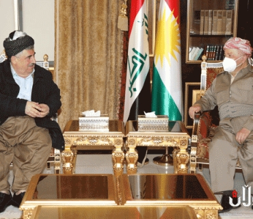 سەرۆك بارزانی پێشوازی لە سەرۆكی پارتی سۆسیال دیموكراتی كوردستان دەكات