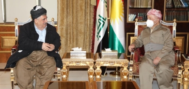 Serok Barzanî li gel Serokê partiya sosiyalîst ya Kurdistanê civiya