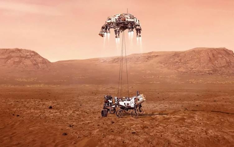 Li Marsê deng hêdî ye