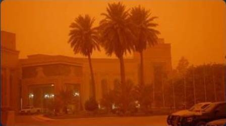 عواصف ترابية تجتاح عدة محافظات وفرصة لتساقط الامطار باقليم كوردستان