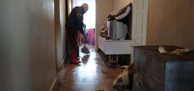 Li Qersê ji ber helîna berfê lehî rabû