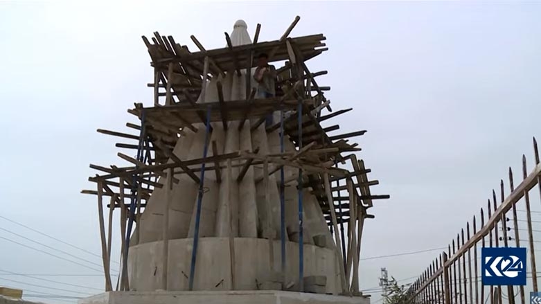 Hikûmeta Herêmê perestgeh û şûnwarên Kurdên Êzidî nûjen dike