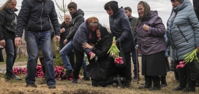 Ukraine seeks tough reply after missile kills 52 at station