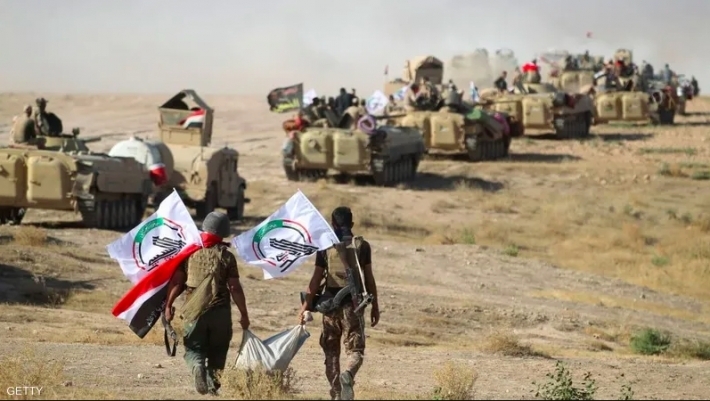 قتيل وجرحى من ميليشيات الحشد بانفجار ناسفة في الأنبار