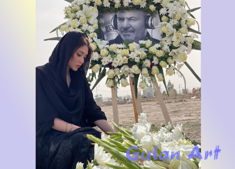 كەژێ و خانەوادەكەی ماڵئاوایی لە باوكیان دەكەن