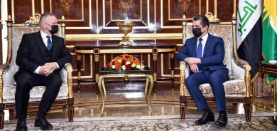 رئيس حكومة إقليم كوردستان يستقبل وفدا من منظمة نرويجية