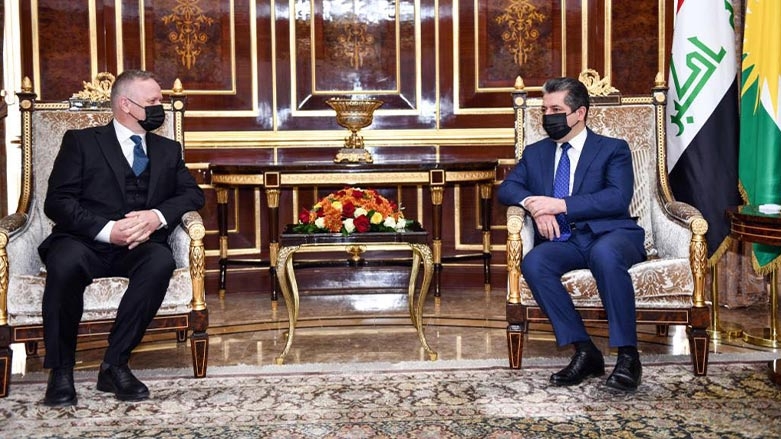 رئيس حكومة إقليم كوردستان يستقبل وفدا من منظمة نرويجية