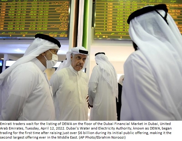 Dubai’s DEWA utility goes public after raising $6B in IPO