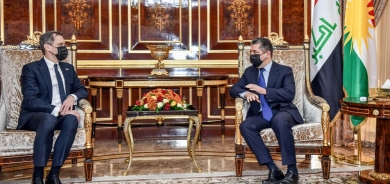 مسرور بارزاني خلال لقائه جوي هود: نريد حلاً جذرياً للمشاكل العالقة مع بغداد