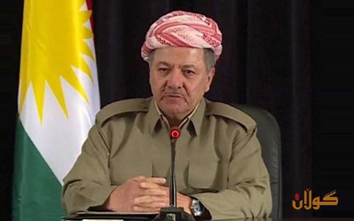 سەرۆک مەسعود بارزانی پەیامێكی بڵاو کردەوە