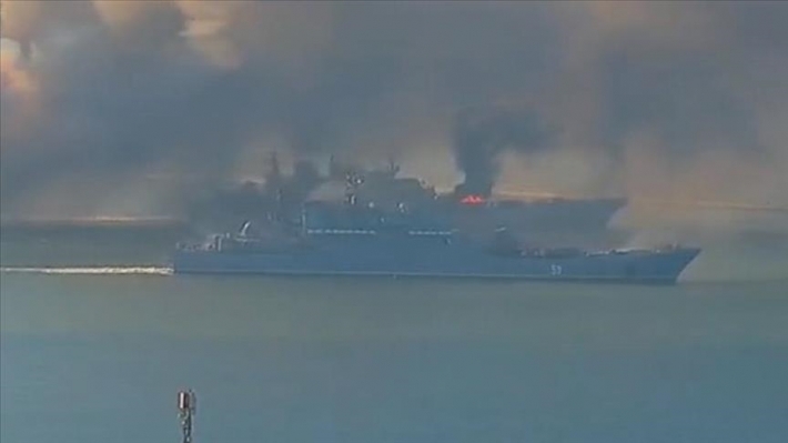 وزارة الدفاع الروسية تعلن غرق سفينة القيادة ‹موسكفا› في البحر الأسود